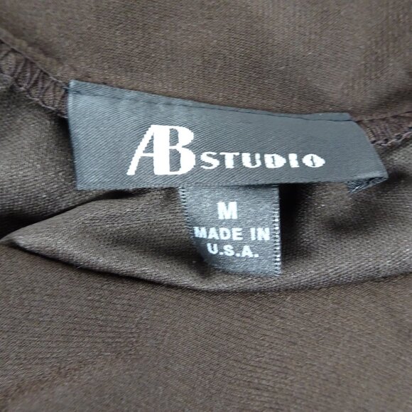 AB Studio Women Colorful Top Size M - Picture 5 of 9